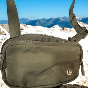 lululemon athletica Olive Green Waist Bag